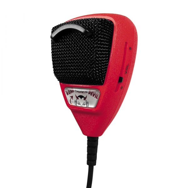 Astatic® - 4-Pin Red Road Devil Amplified CB Microphone