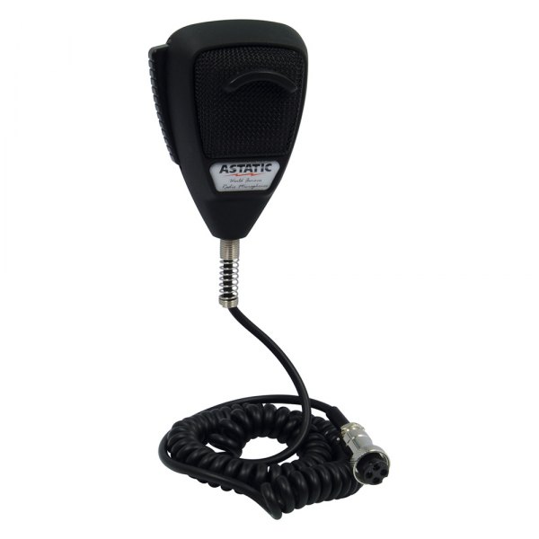 Astatic® - Rubberized Black 4-Pin CB Microphone