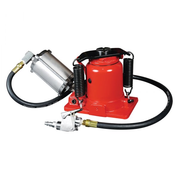 Astro Pneumatic Tool® - 20 t 10-3/8" to 20-1/16" Low Profile Air/Hydraulic Bottle Jack