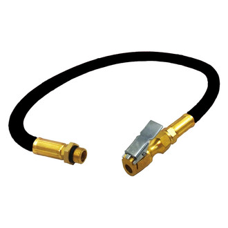 Astro Pneumatic Tool® - Black Replacement Rubber Air Hose with Fittings and Chuck