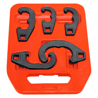 Astro Pneumatic Tool® - 5-piece Tie Rod/Pitman Arm Adjusting Tool Set