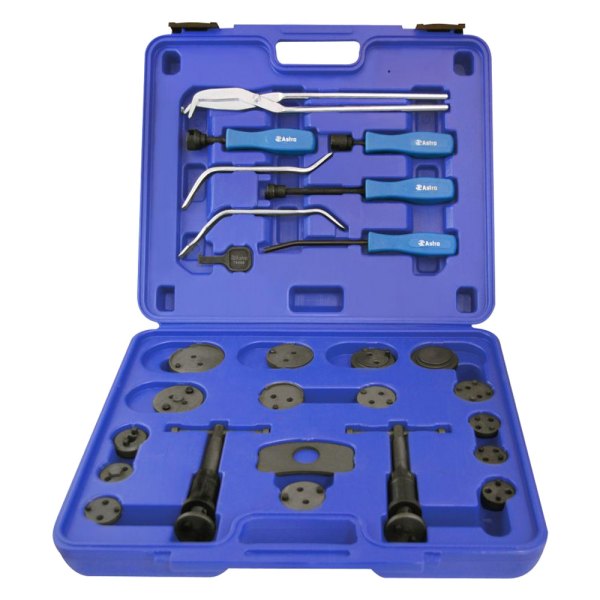 Astro Pneumatic Tool® 78619 18piece Brake Caliper Wind Back Tool Kit
