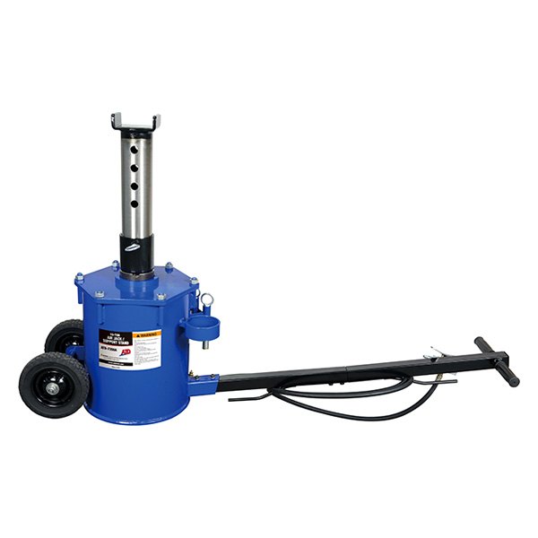 ATD® - 10 t 17-1/2" to 51-1/8" Air/Hydraulic Axle Jack with Support Stand