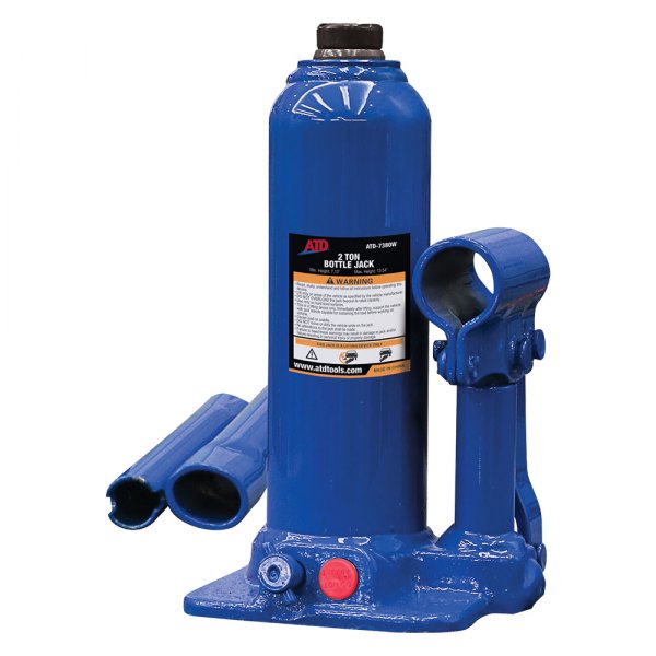 ATD® - 2 t 7.13" to 13.54" Heavy-Duty Side Pump Hydraulic Bottle Jack