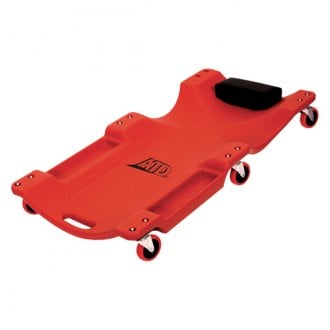 ATD® - 300 lb 39.75" x 4.25" Red Heavy-Duty Blow Molded Creeper