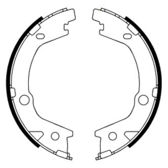 ATE® - Parking Brake Shoe Set