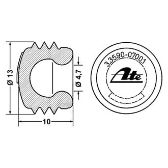 ATE® - Front Brake Bleed Screw Cap