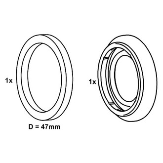 ATE® - Rear Disc Brake Caliper Repair Kit