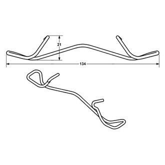 ATE® - Disc Brake Pad Clip
