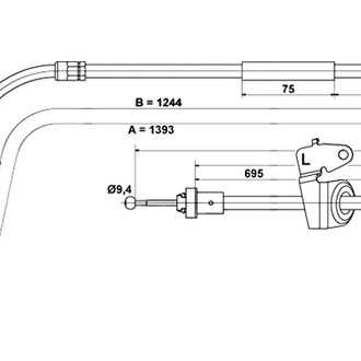 ATE® - Parking Brake Cable