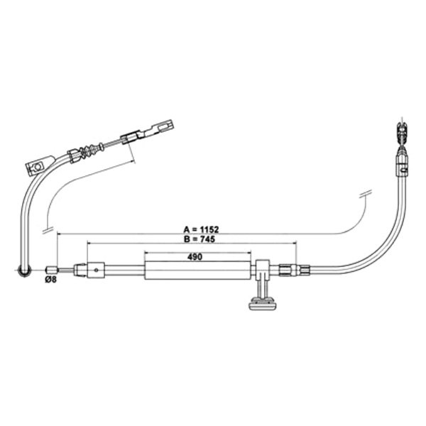 ATE® - Parking Brake Cable