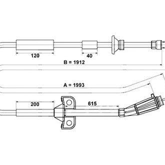 ATE® - Parking Brake Cable