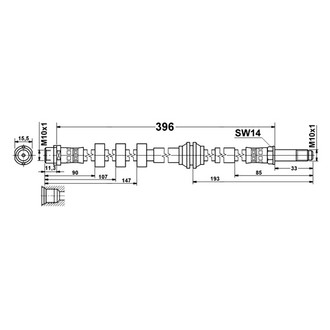 ATE® - Brake Hose