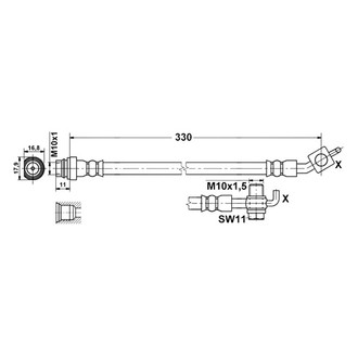 ATE® - Brake Hose