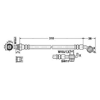 ATE® - Brake Hose