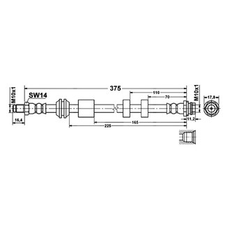 ATE® - Brake Hose