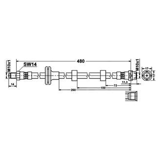 ATE® - Brake Hose
