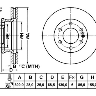 ATE® - Front Brake Rotor