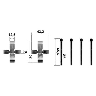 ATE® - Disc Brake Caliper Guide Pin Kit