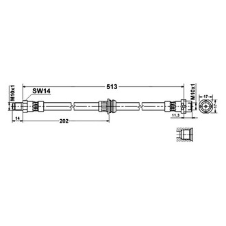 ATE® - Brake Hose