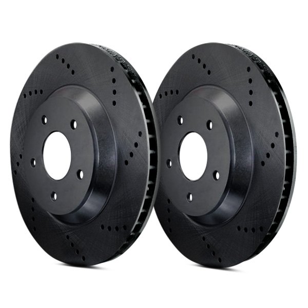  ATL Autosports® - Drilled Front Brake Rotors - Before Use