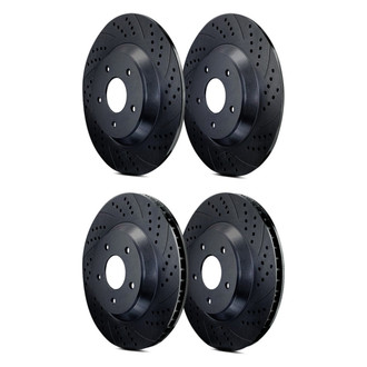 ATL Autosports® - Double Drilled and Slotted Brake Rotors