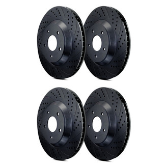 ATL Autosports® - Double Drilled and Slotted Brake Rotors