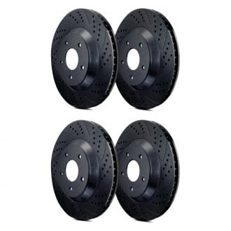 ATL Autosports® - Double Drilled and Slotted Brake Rotors