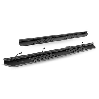 Attica 4x4® - 6" Frontier Series Cab Length Black Running Boards