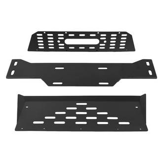 Attica 4x4® - Terra Series Black Powder Coated Front Winch Plate