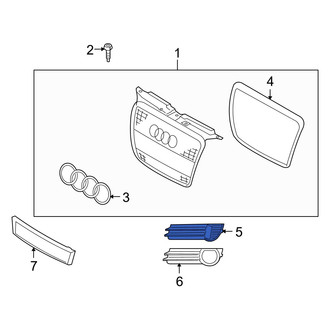 Audi OE - Front Left Lower Grille