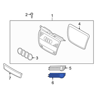 Audi OE - Front Left Lower Grille