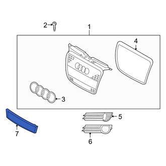 Audi OE - Front Grille Molding