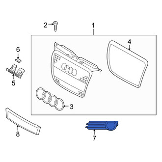 Audi OE - Front Right Lower Grille