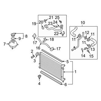 Audi OE - Cooling - Radiator & Components (2.0L Gas)