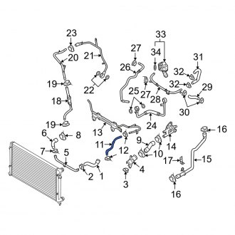 Audi A3 OEM Engine Cooling Parts - Radiators, Fans | CARiD