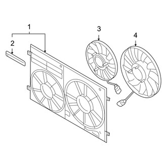Audi OE - Cooling Fan (Hatchback 2.0L Gas)