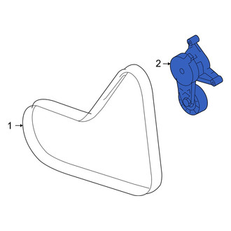 Audi OE - Accessory Drive Belt Tensioner Assembly
