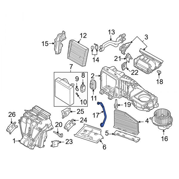 A/C Evaporator Drain