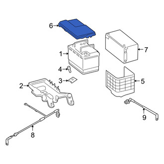 Audi OE - Upper Battery Cover