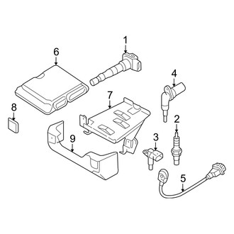 Audi OE - Electrical - Ignition System (Base Hatchback 2.0L Gas)