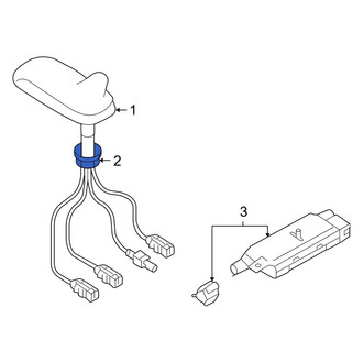 Audi OE - Radio Antenna Base Nut