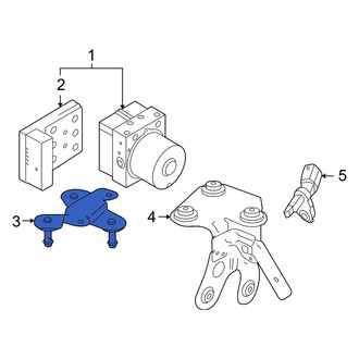 Audi OE - ABS Control Module Bracket