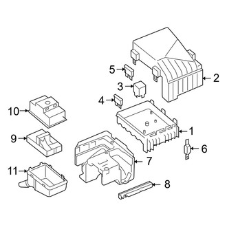 Audi OE - Electrical - Fuse & Relay (Hatchback 2.0L Gas)