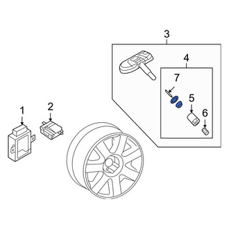 Audi OE - Tire Pressure Monitoring System (TPMS) Sensor Service Kit
