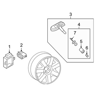 Audi OE - Electrical - Tire Pressure Monitor Components