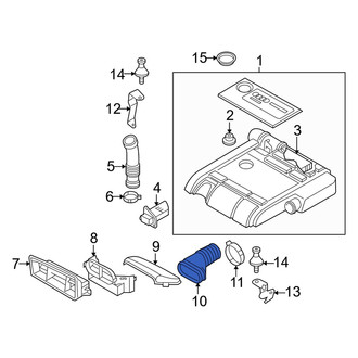 Audi OE - Engine Air Intake Hose