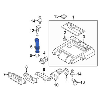 Audi OE - Engine Air Intake Hose
