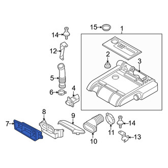 Audi OE - Engine Air Intake Hose