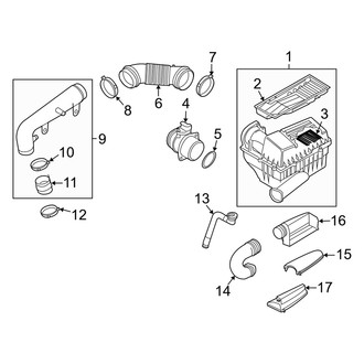 Audi OE - Engine / Transaxle - Air Intake (2.0L Gas)
